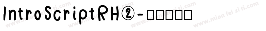 Intro Script R H2字体转换